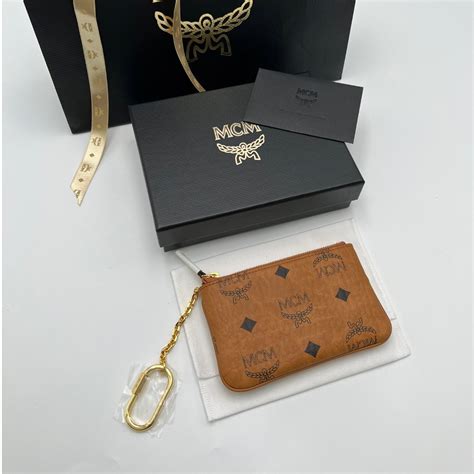 fake mcm key pouch